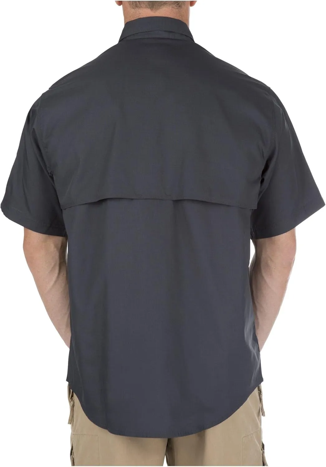 5.11 Tactical Mens Button Down Short Sleeve Shirt with Pockets, Taclite Pro, Style 71175ABR