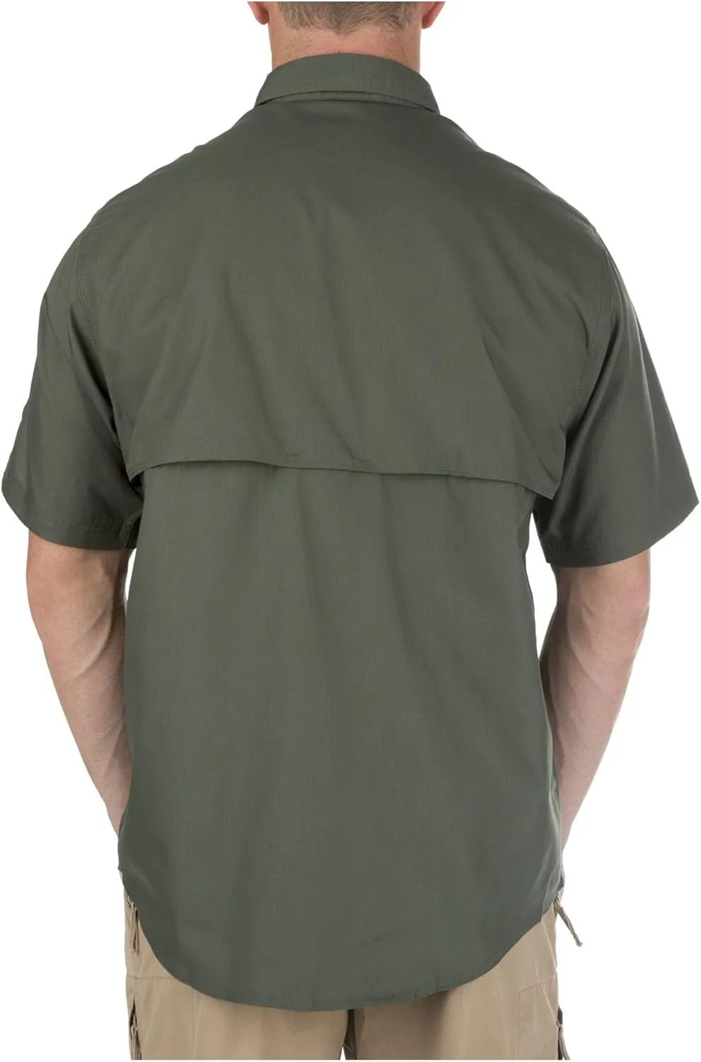 5.11 Tactical Mens Button Down Short Sleeve Shirt with Pockets, Taclite Pro, Style 71175ABR