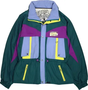 80s Colour Block Ski Jacket