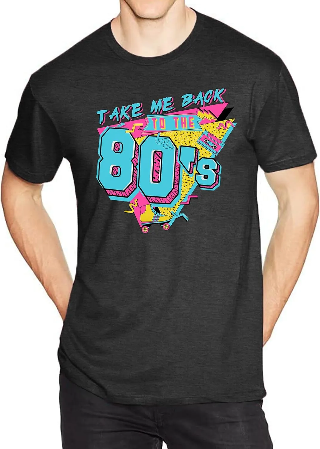 80's Shirts for Men: I Love The 80s Shirt Tops Vintage 80s Music T-Shirt 80s Birthday Party Outfits