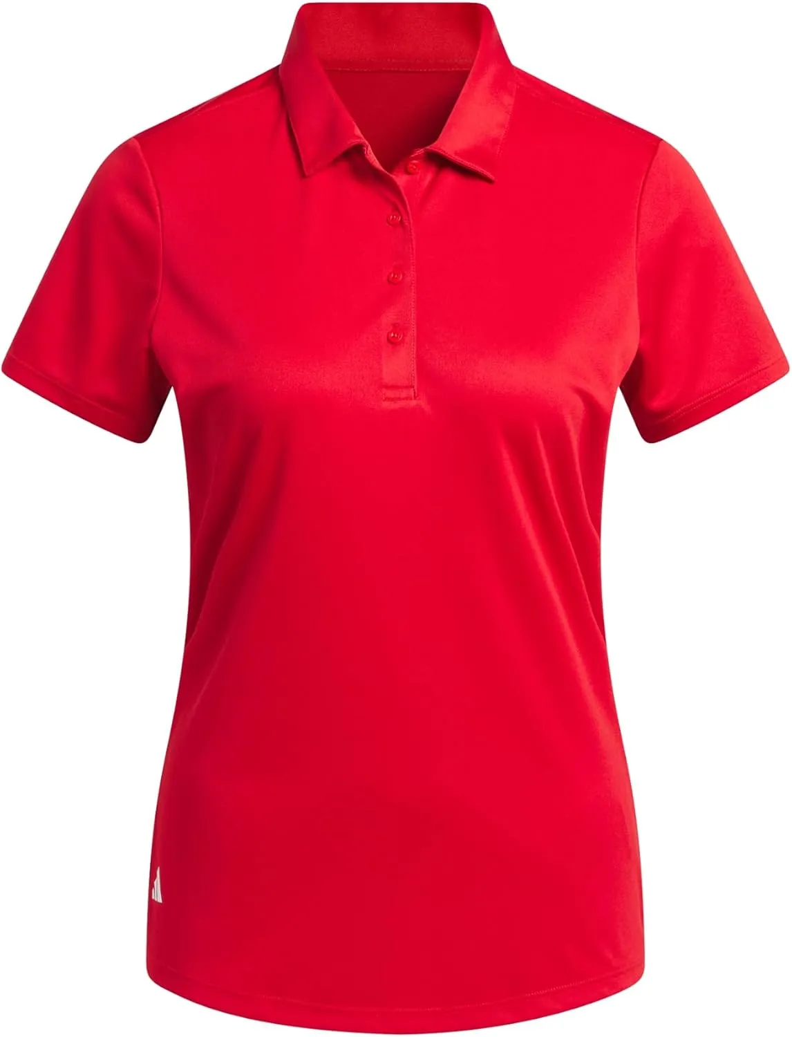 adidas Women's Solid Performance Short Sleeve Polo Shirt