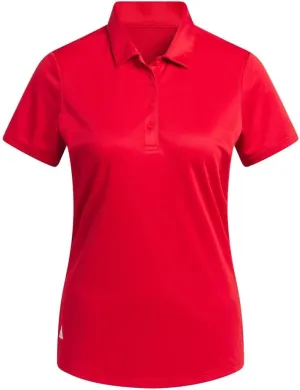 adidas Women's Solid Performance Short Sleeve Polo Shirt