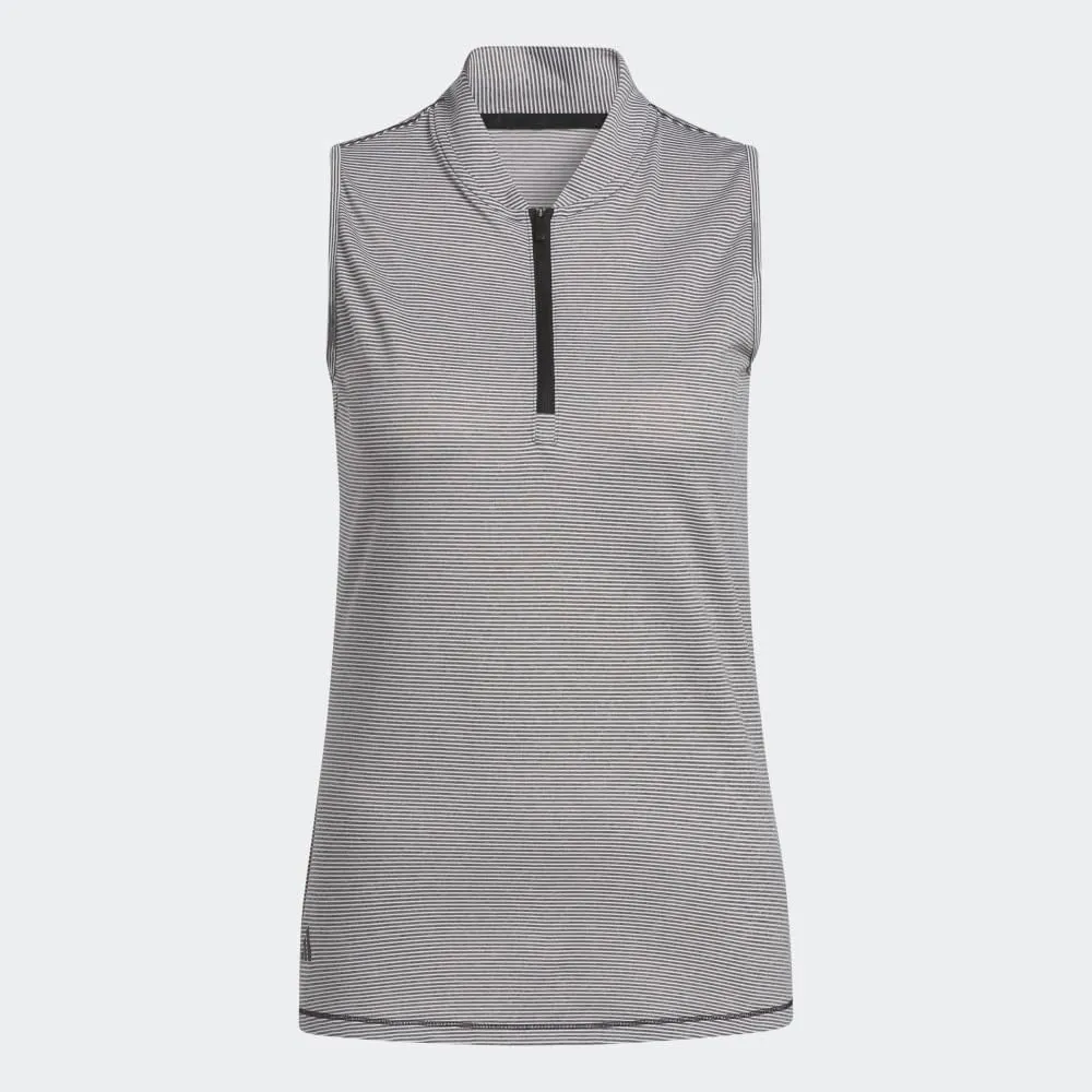 adidas Women's Two Color Ottoman Golf Polo Shirt