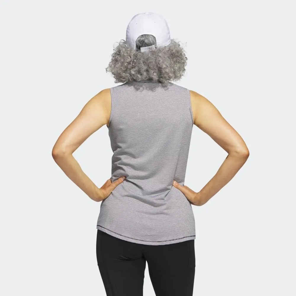 adidas Women's Two Color Ottoman Golf Polo Shirt