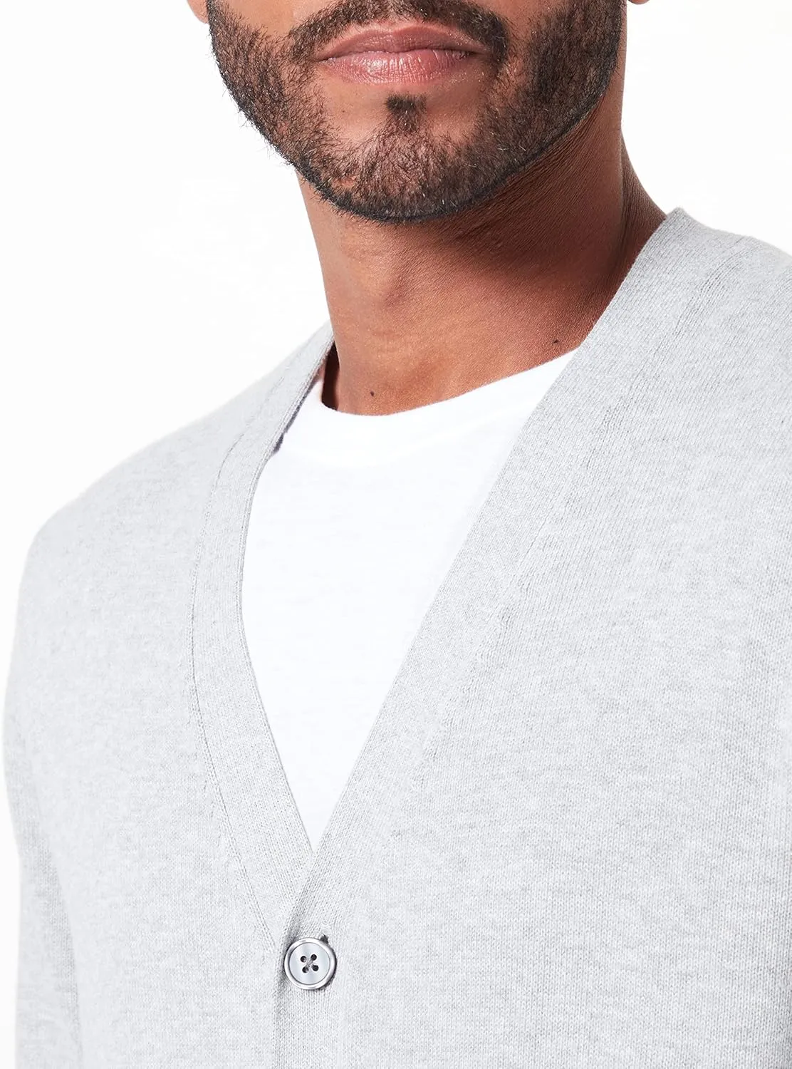 Amazon Essentials Men's Cotton Cardigan Sweater