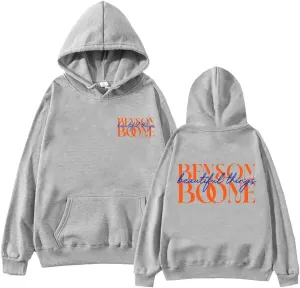 Benson Boone World Tour Hoodies for Women Men Pullover Sweatshirt Streetwear for Girls Clothes Clothing Fans Merch