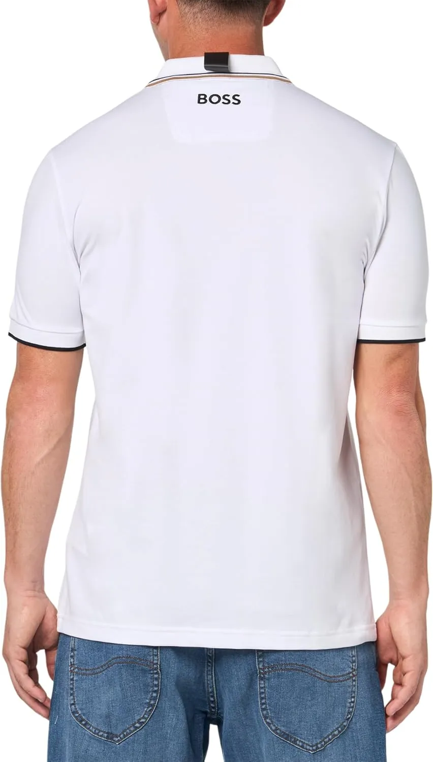 BOSS Men's Paddy Pro Stretch Pique Polo Shirt