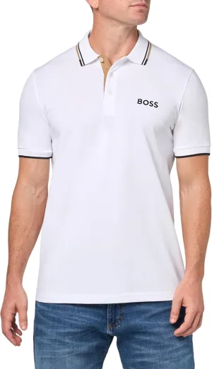 BOSS Men's Paddy Pro Stretch Pique Polo Shirt