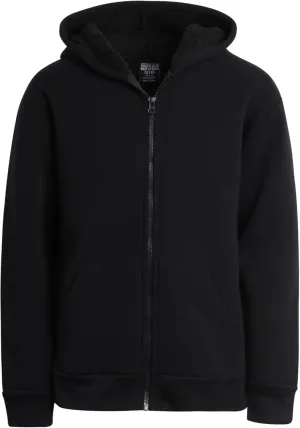 Boys Sweatshirt  Heavyweight Sherpa Fleece Lined Zip Hoodie Sweatshirt  Winter Sweatshirt Jacket for Boys (8-18)
