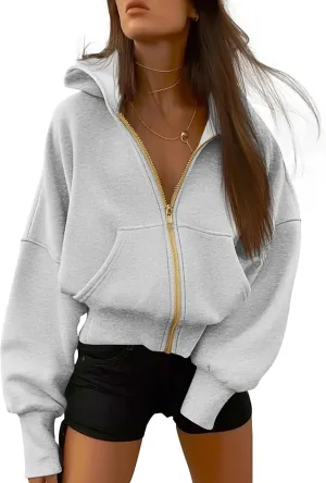 BTFBM Womens Zip Up Hoodies Long Sleeve Fashion Sweatshirt Fleece Y2K Hooded Jacket 2025 Trendy Fall Spring Clothes