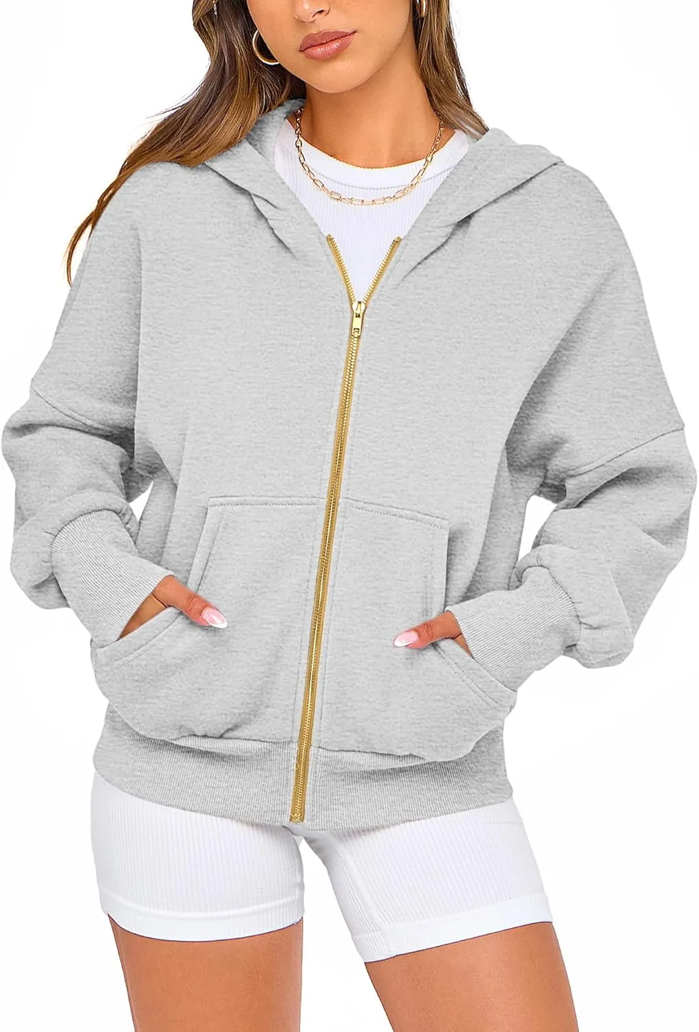 BTFBM Womens Zip Up Hoodies Long Sleeve Fashion Sweatshirt Fleece Y2K Hooded Jacket 2025 Trendy Fall Spring Clothes