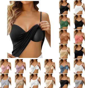 Camisole Tops for Women Built in Bra Tank Tops for Women Bras No Underwire Yoga Tops Workout Tops Sports Padded Cami
