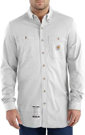 Carhartt Men's Flame Resistant Force Cotton Hybrid Shirt