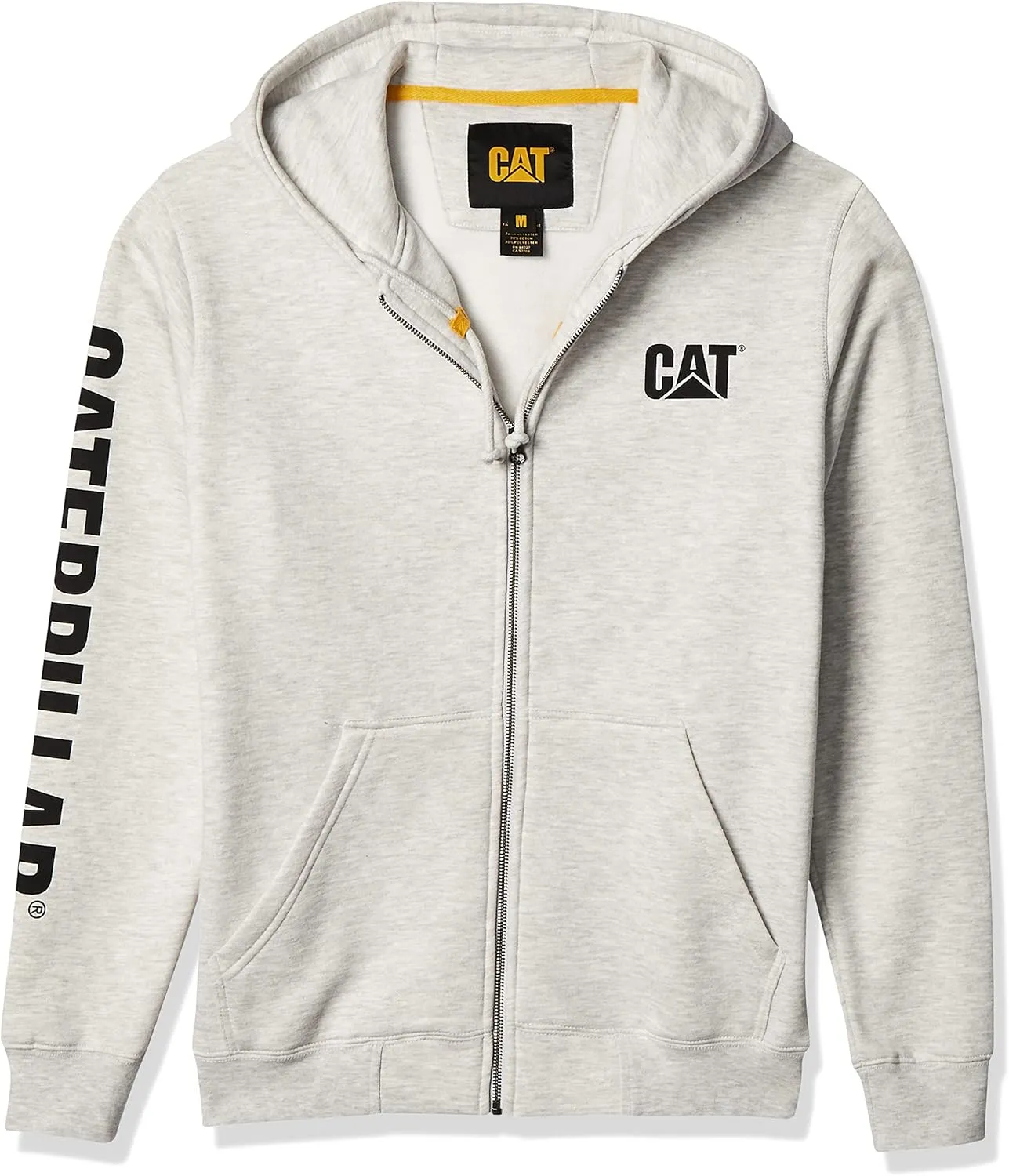 CAT Men's Full Zip Hooded Sweatshirt (Regular and Big & Tall Sizes)