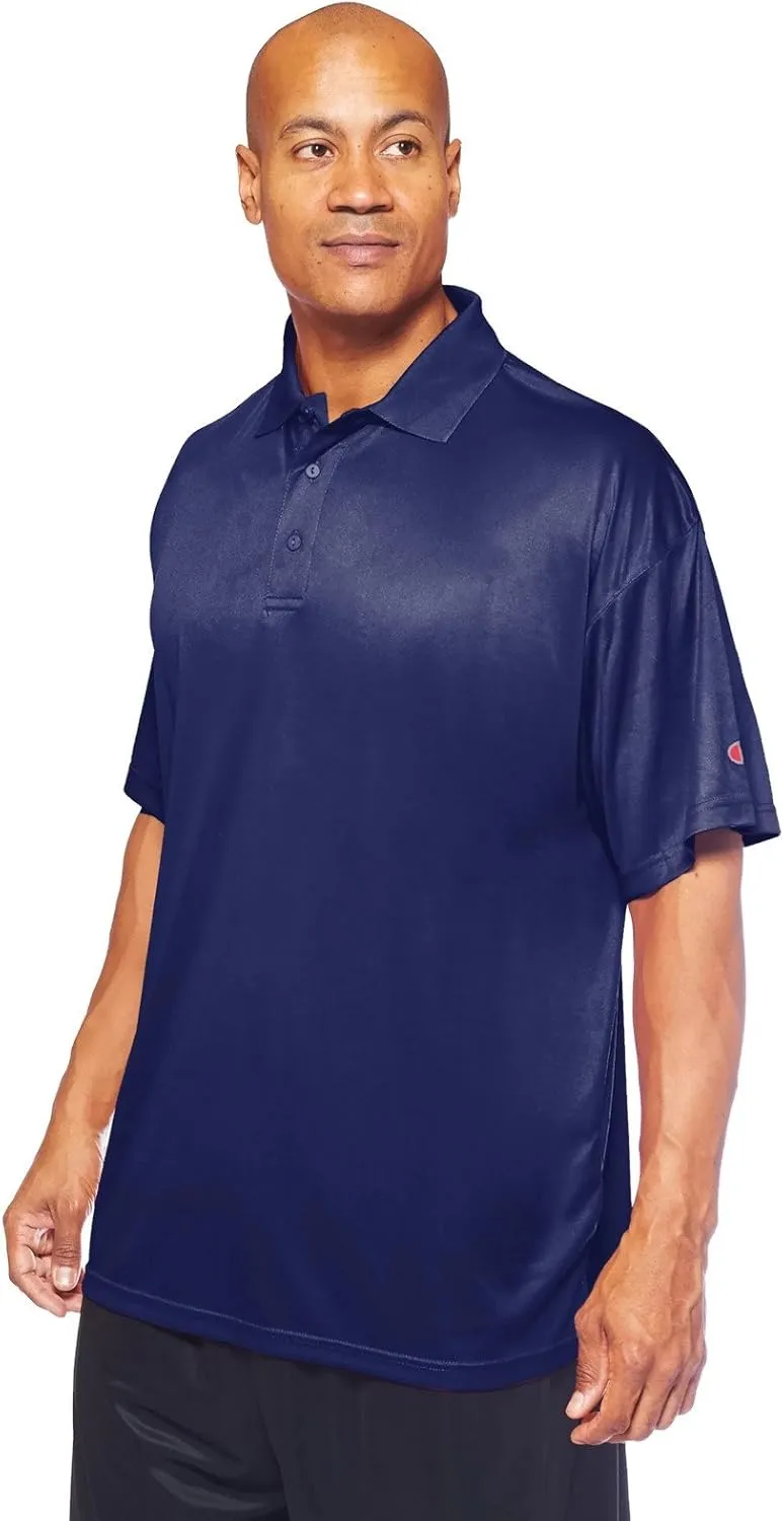 Champion Men's Big & Tall Powertrain Solid Polo Shirt