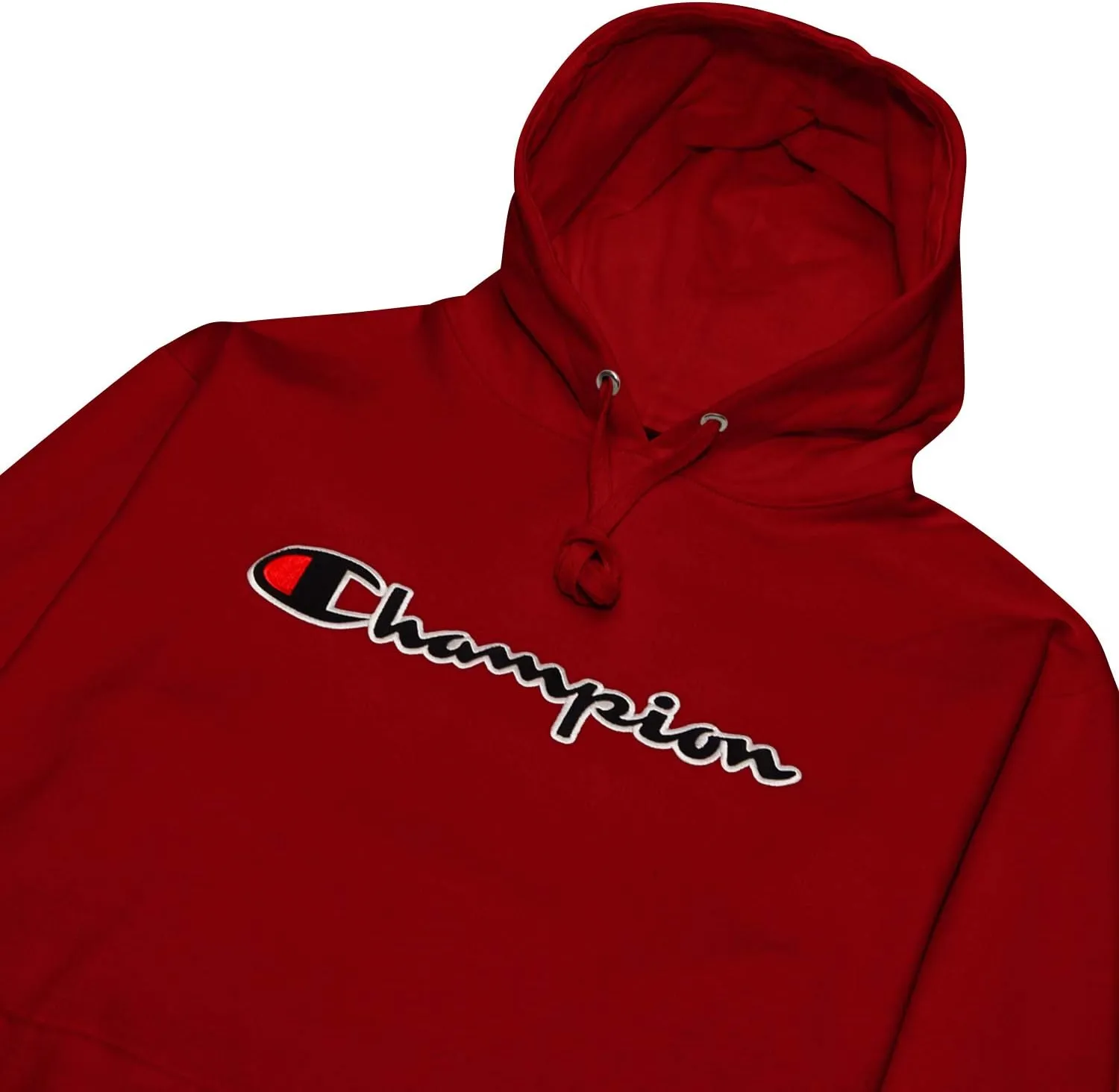 Champion Mens Hoodies Big and Tall - Embroidered Pullover Fleece Sweatshirt