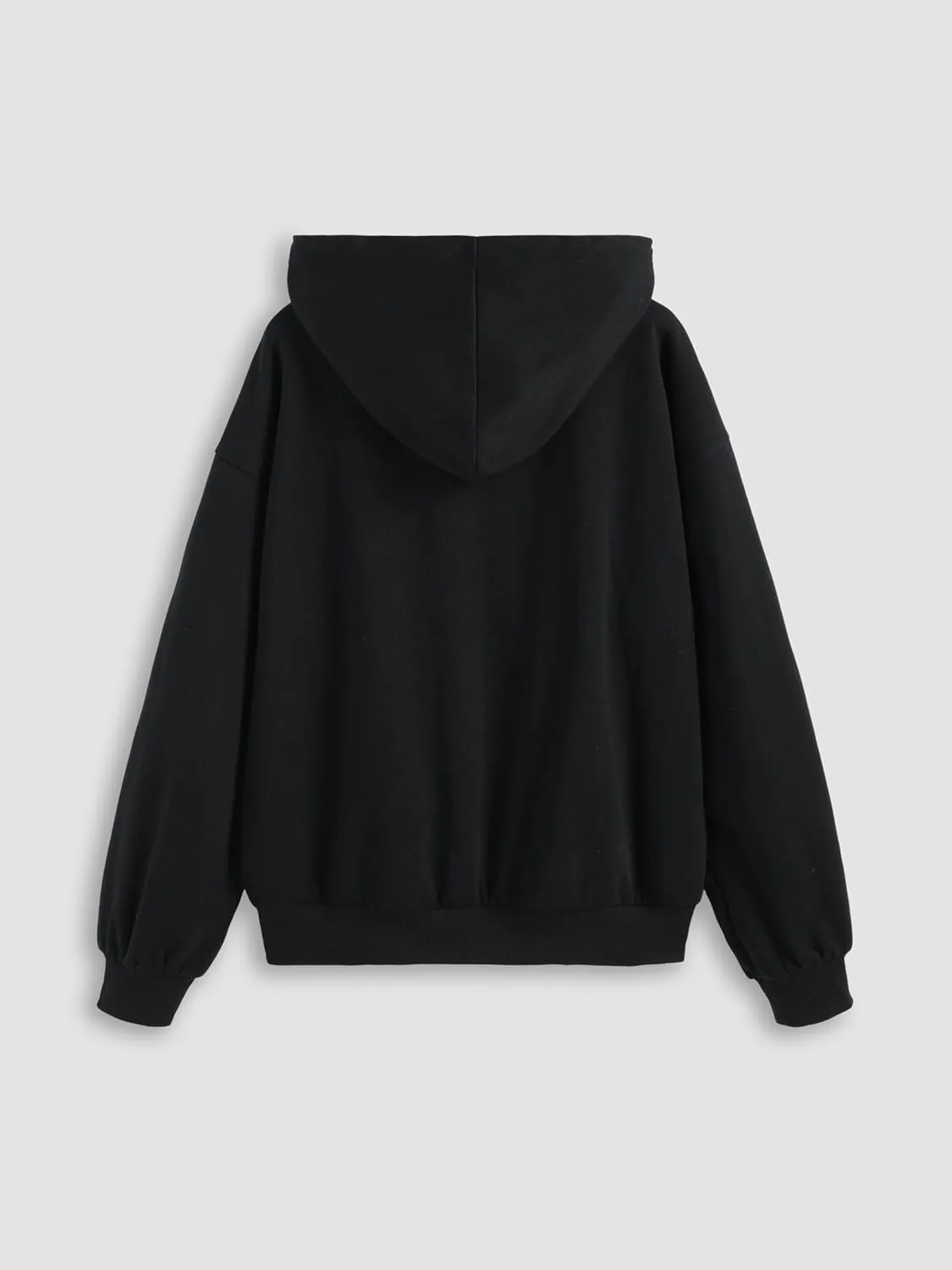CIDER Womens Oversized Zip Up Hoodies Casual Long Sleeve Sweatshirt with Pockets