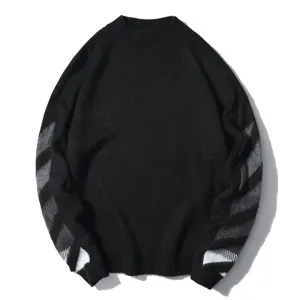 Coat Sweater Warm Autumn Ow Printed Sweater for Men Owt
