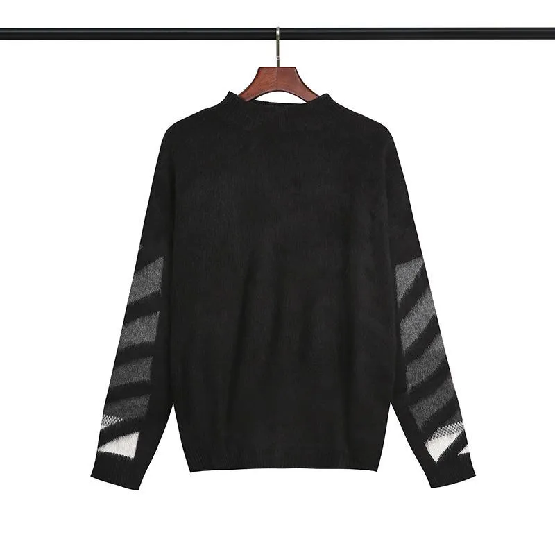 Coat Sweater Warm Autumn Ow Printed Sweater for Men Owt