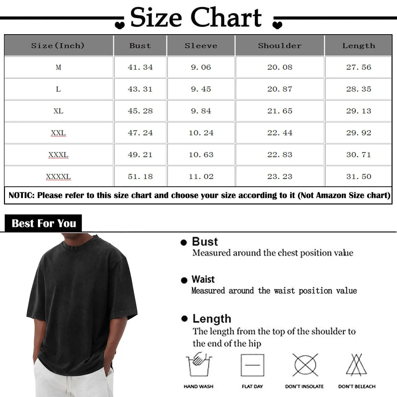 Cotton Shirt for Men Loose Fit Distressed Casual Half Sleeve T-Shirt Summer Retro Style Crewneck Pullover, Lighting Deals of Today My Order Shop The Look Baggy Style Tee(Gray,3X-Large)