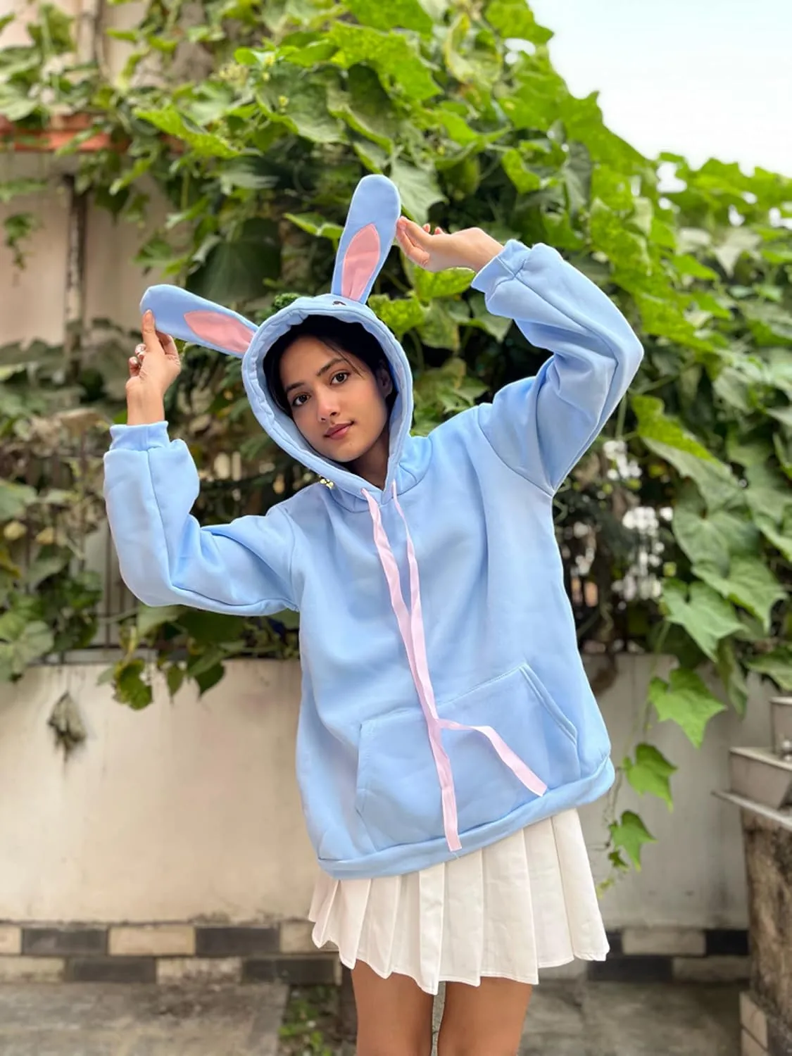 CRB Fashion Womens Kawaii Teens For Teenagers Cartoon Cotton Fleece Hoodie Top Shirt Sweatshirt