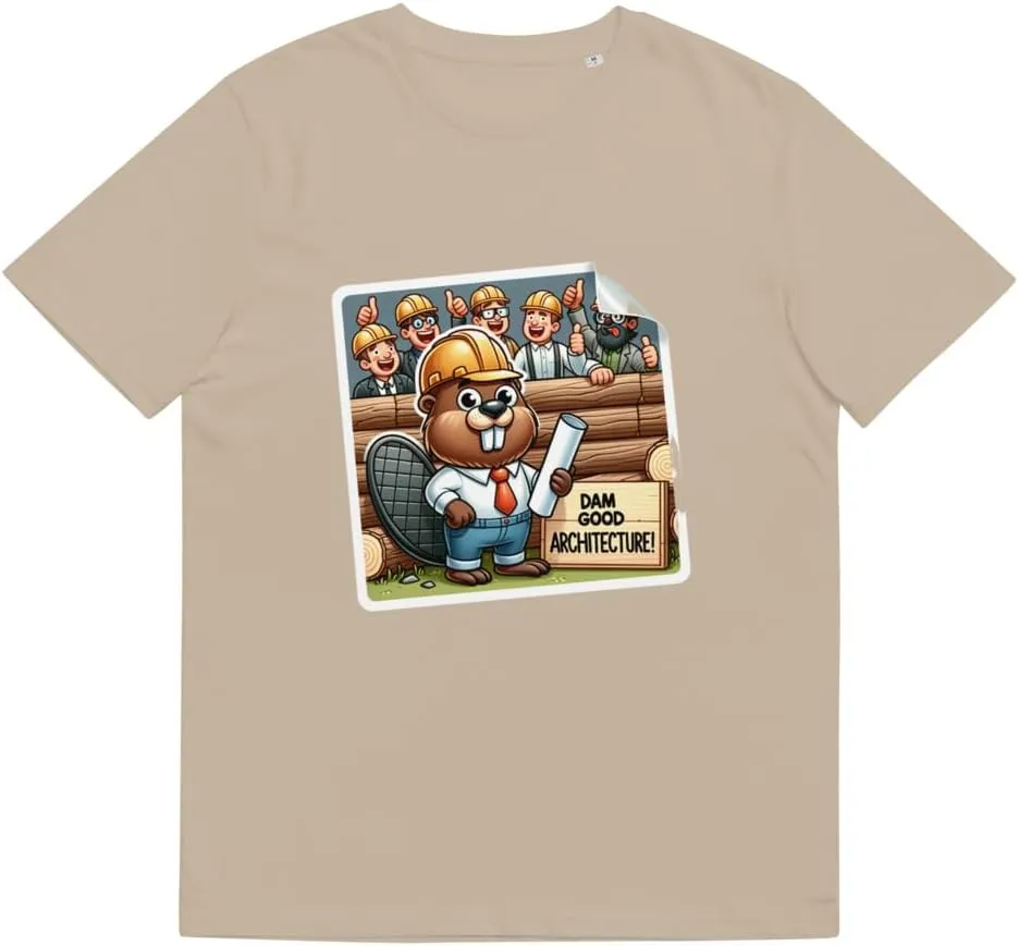Dam Good Architect Unisex Organic Cotton t-Shirt