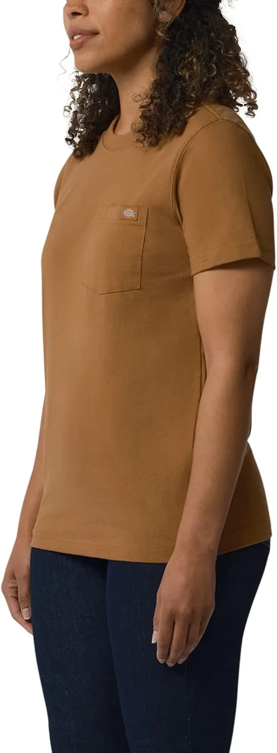 Dickies Women's Short Sleeve Heavyweight Pocket T-Shirt