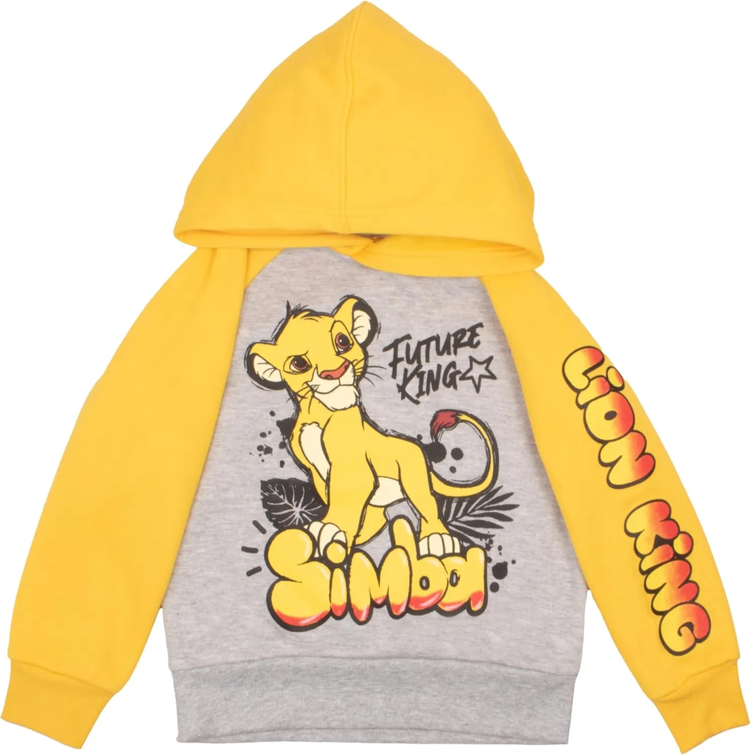 Disney The Lion King Boys Matching Sets Simba Pullover Hoodie and Jogger Fleece Set for Boys 2 Piece Bundle