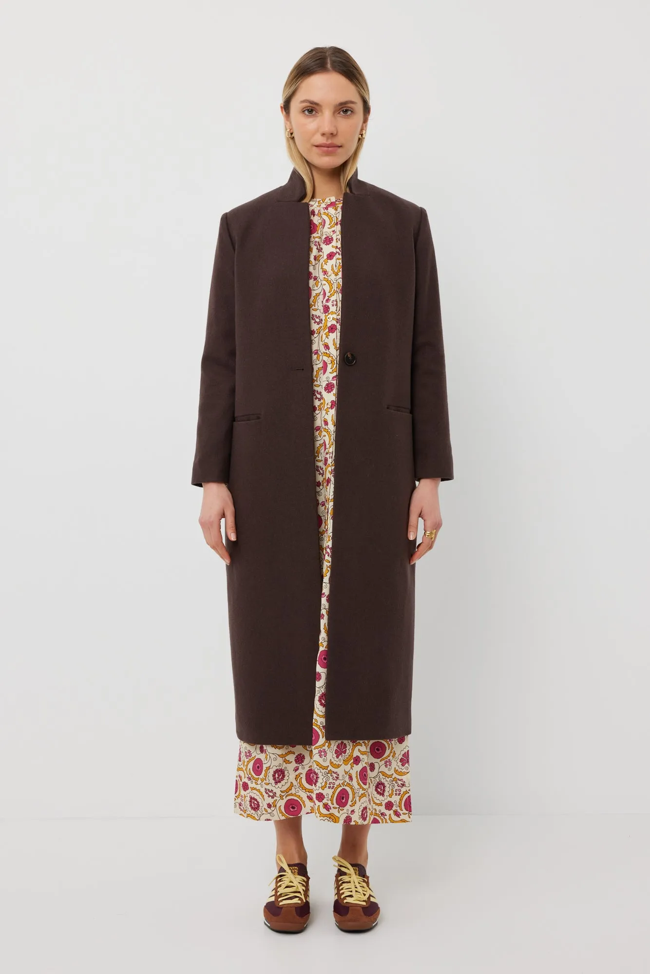 Dorothy Coat | Choc Wool