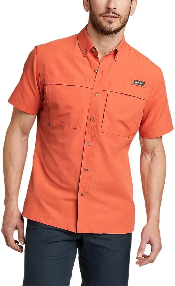 Eddie Bauer Men's Ripstop Guide Short-Sleeve Shirt