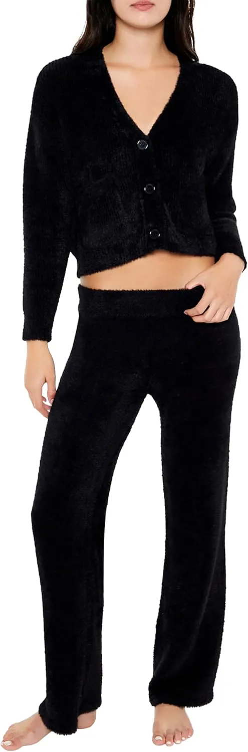 Forever 21 Women's Fuzzy Cardigan Sweater