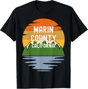 From Marin County California Vintage Sunset T-Shirt