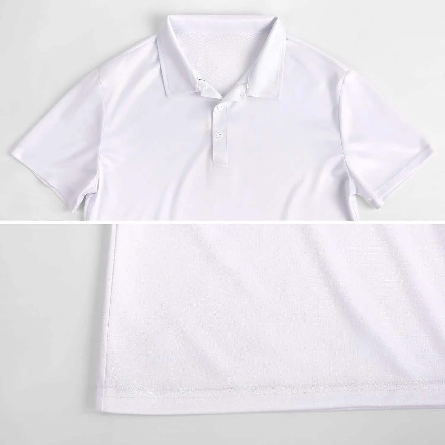 Fuji Mount Torii Gate Cherry Flower Mens Polo Shirts Quick Dry Short Sleeve Golf Slim Fit T Shirt