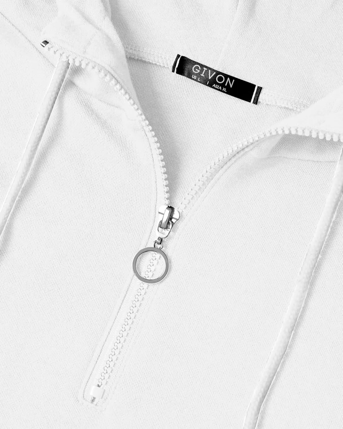 GIVON Womens Lightweight Thin Quarter Zip Up Pullover Hoodie Sweatshirt with Plus Size