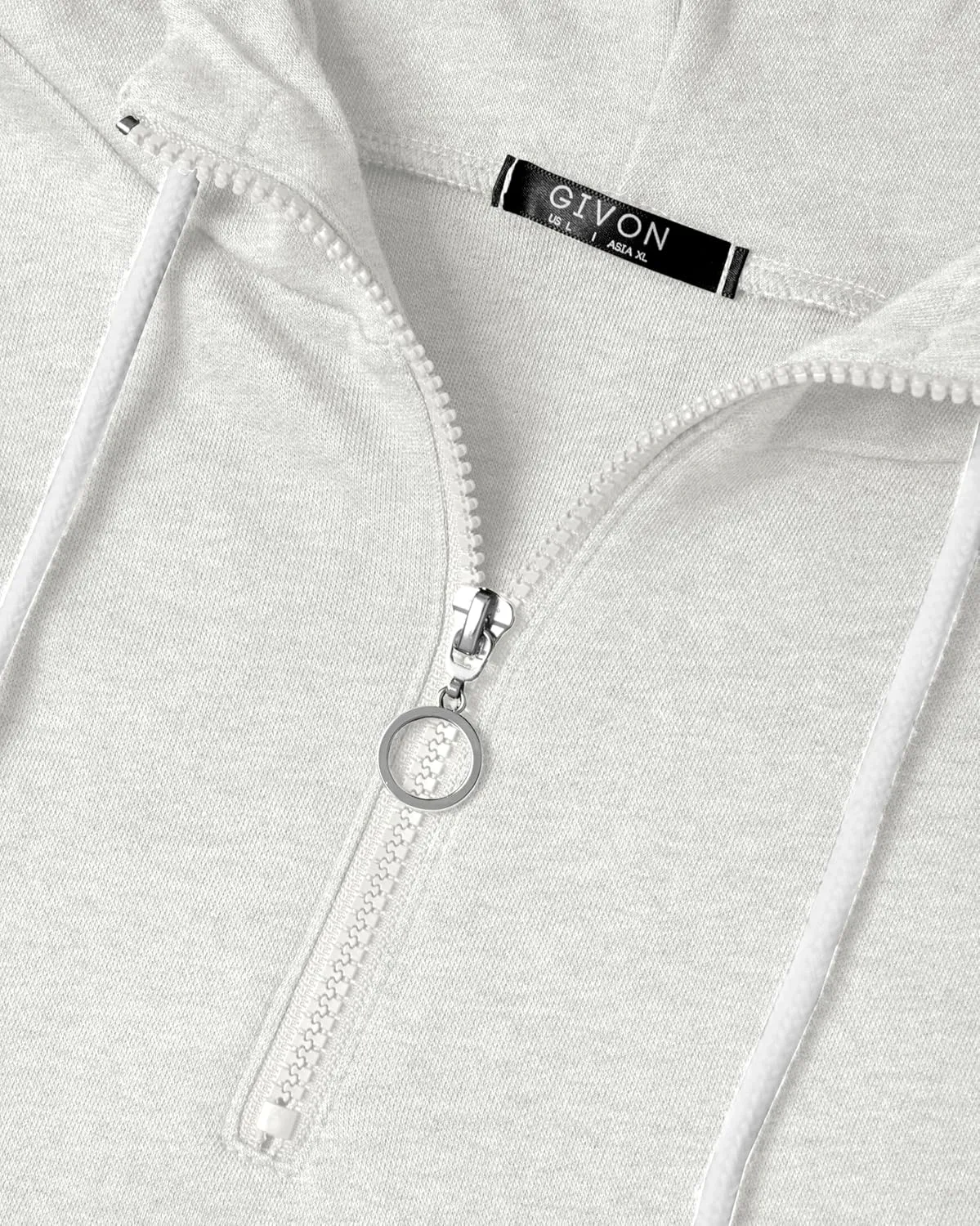 GIVON Womens Lightweight Thin Quarter Zip Up Pullover Hoodie Sweatshirt with Plus Size