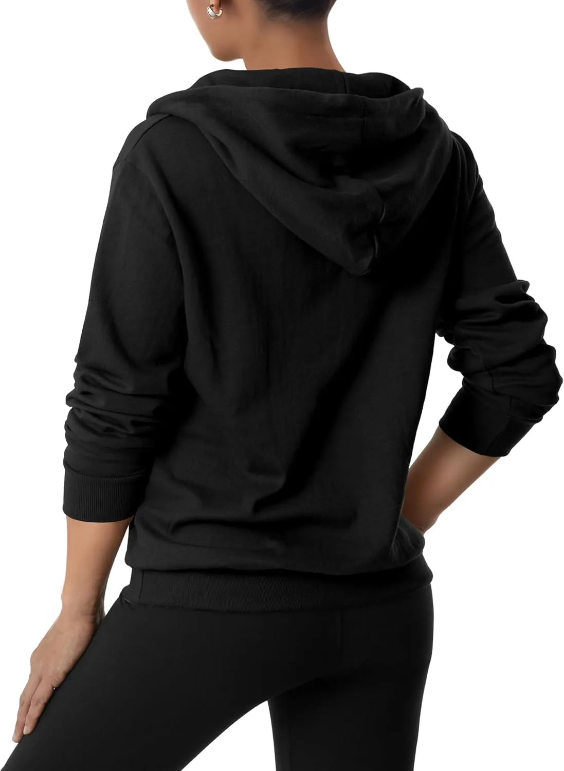 GIVON Womens Lightweight Thin Quarter Zip Up Pullover Hoodie Sweatshirt with Plus Size