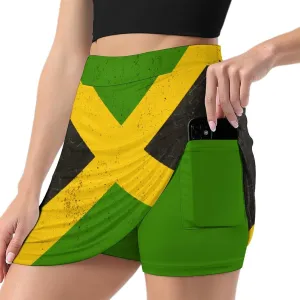 Golf Skirts for Women with Pockets Inner Shorts, High Waisted Athletic Tennis Skorts for Running Workout Sports