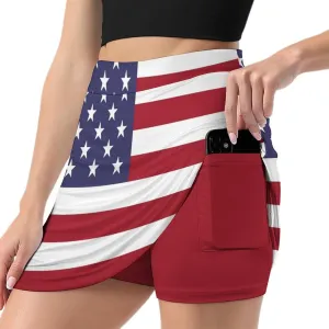 Golf Skirts for Women with Pockets Inner Shorts, High Waisted Athletic Tennis Skorts for Running Workout Sports