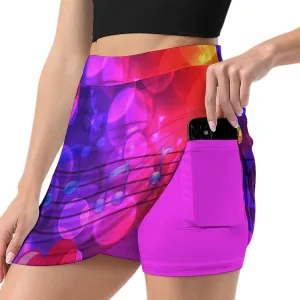 Golf Skirts for Women with Pockets Inner Shorts, High Waisted Athletic Tennis Skorts for Running Workout Sports
