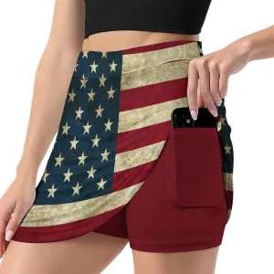 Golf Skirts for Women with Pockets Inner Shorts, High Waisted Athletic Tennis Skorts for Running Workout Sports