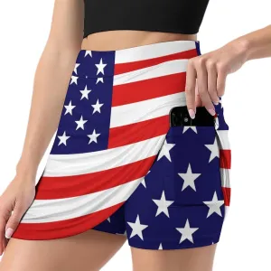 Golf Skirts for Women with Pockets Inner Shorts, High Waisted Athletic Tennis Skorts for Running Workout Sports