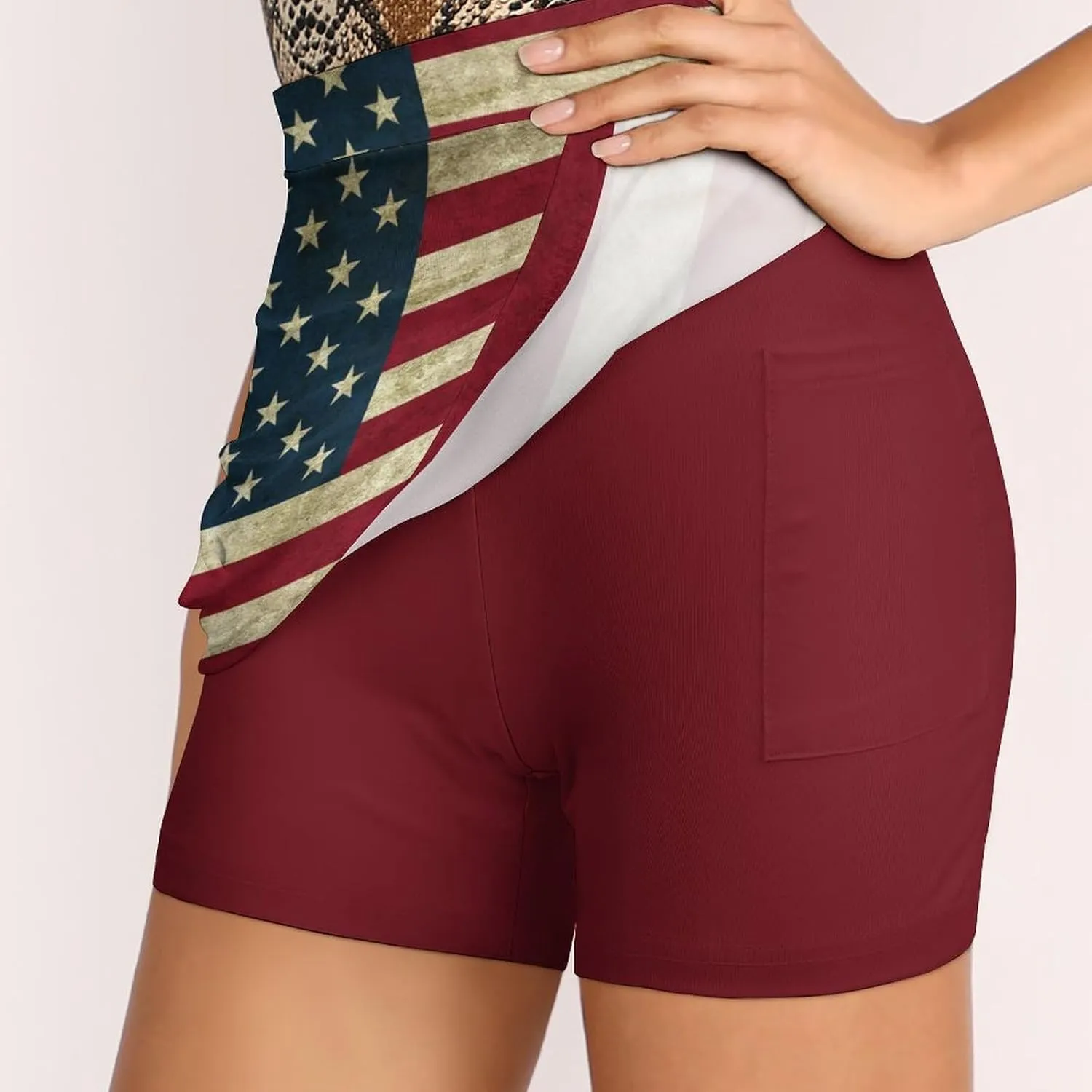 Golf Skirts for Women with Pockets Inner Shorts, High Waisted Athletic Tennis Skorts for Running Workout Sports