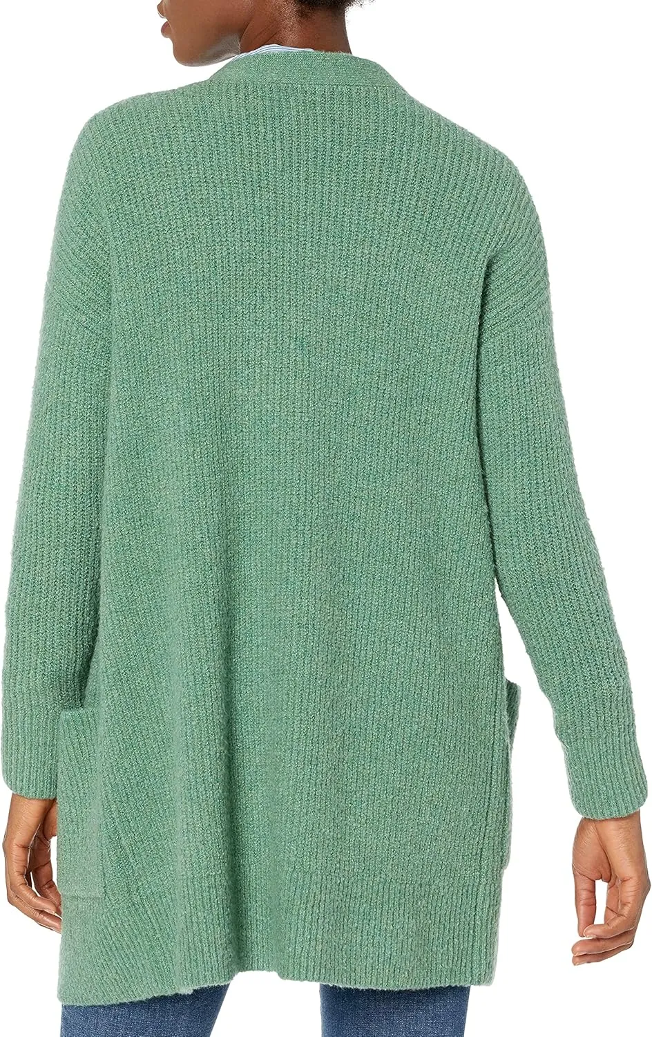 Goodthreads Women's Oversized Boucle Shaker Stitch Cardigan Sweater