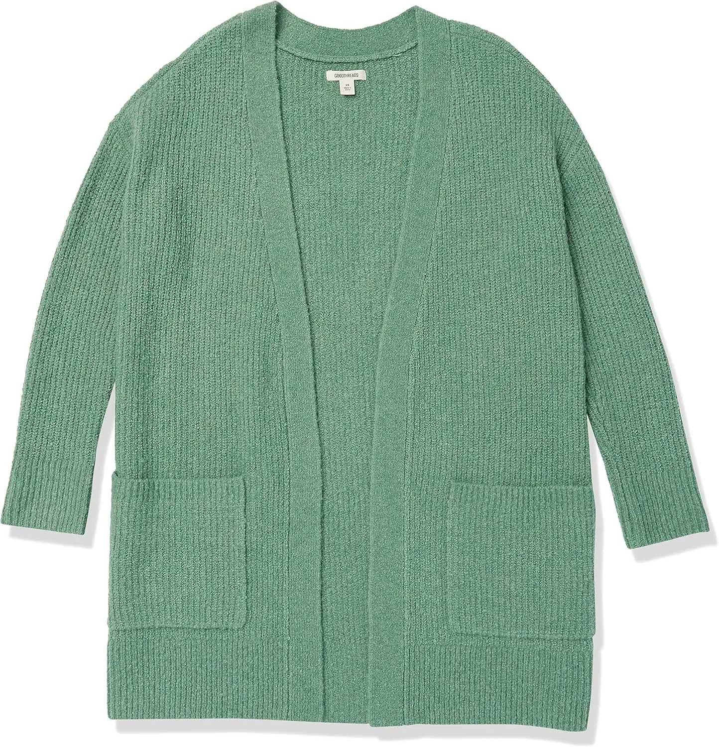 Goodthreads Women's Oversized Boucle Shaker Stitch Cardigan Sweater