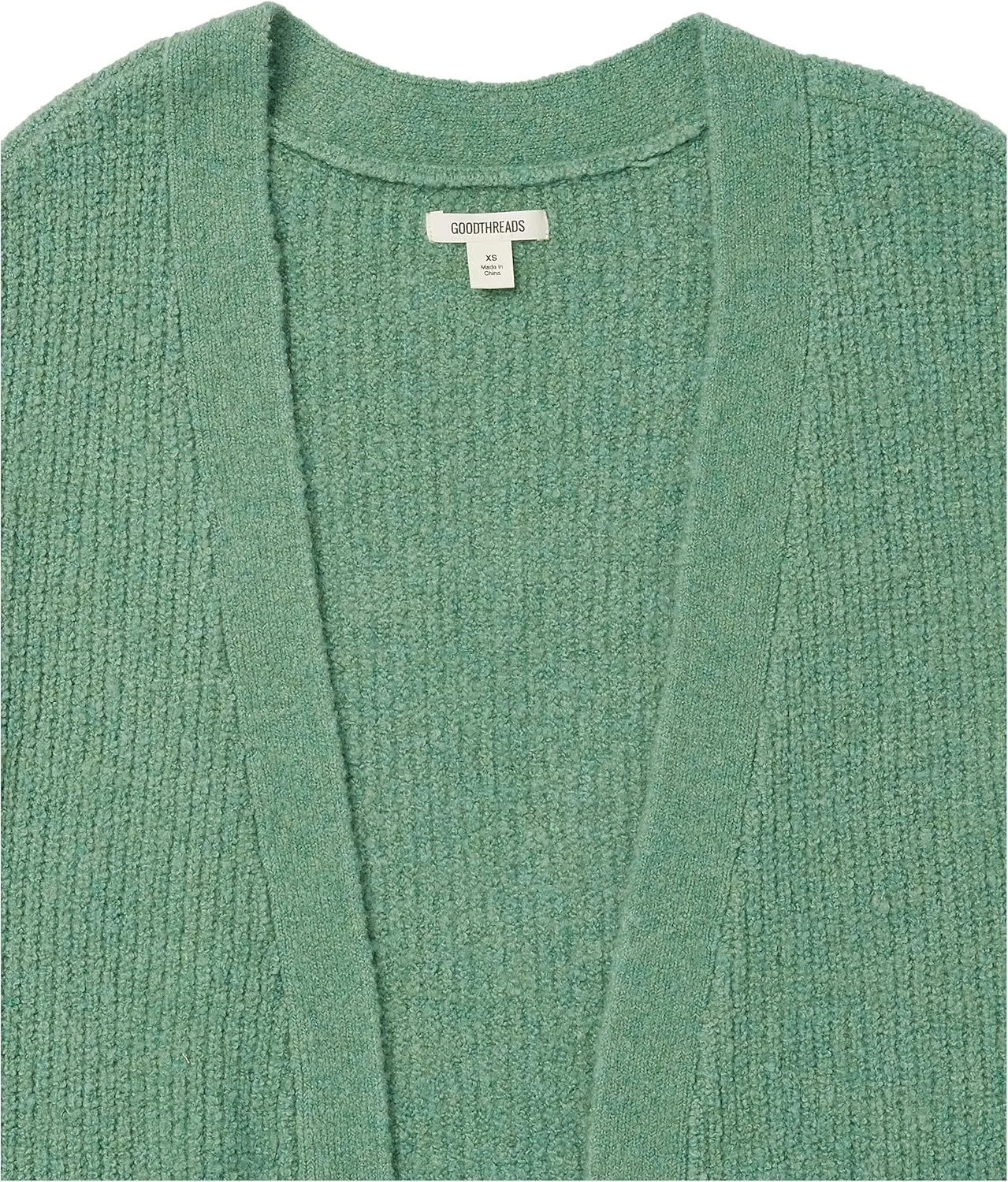 Goodthreads Women's Oversized Boucle Shaker Stitch Cardigan Sweater