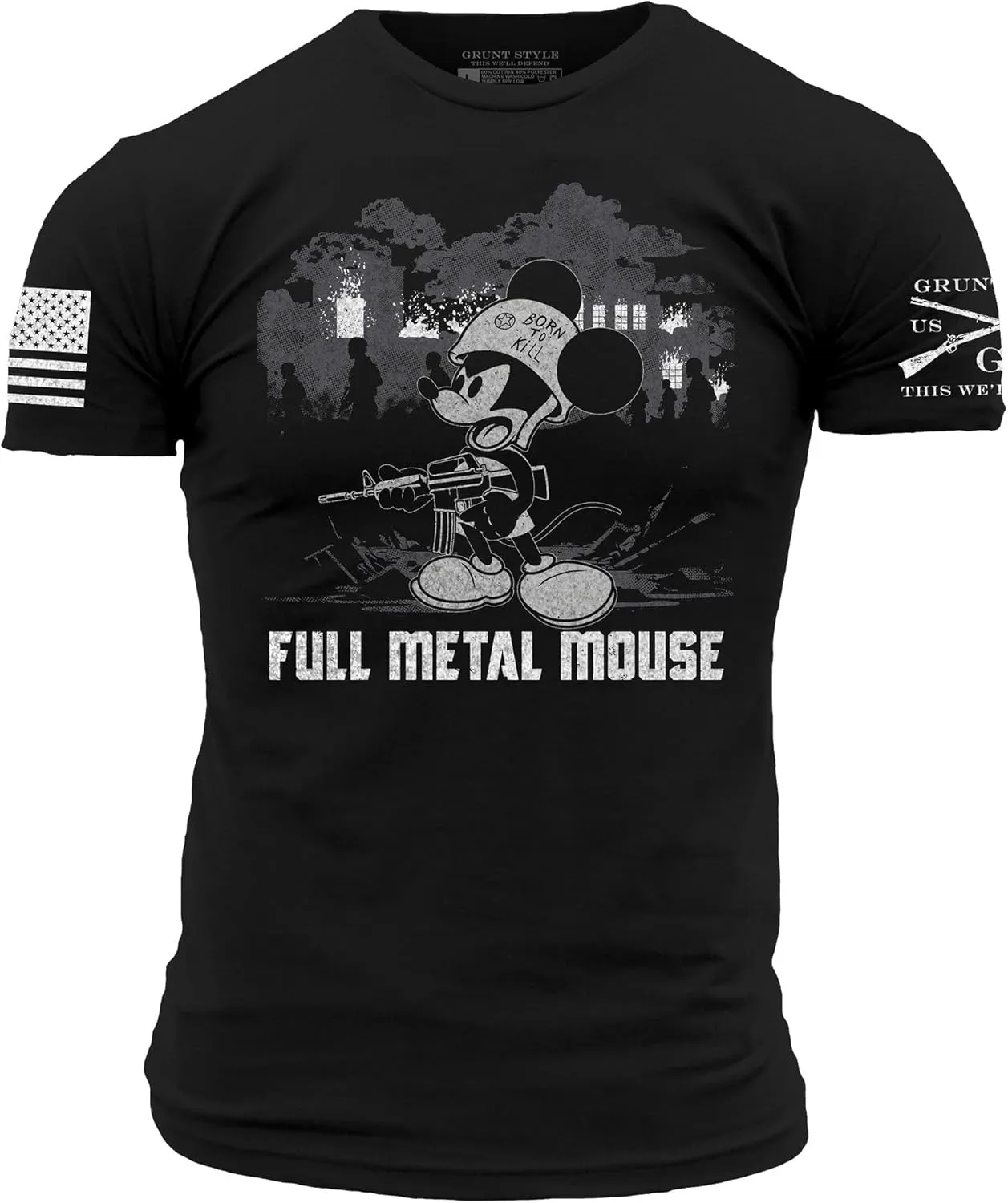 Grunt Style Full Metal Mouse Men's T-Shirt