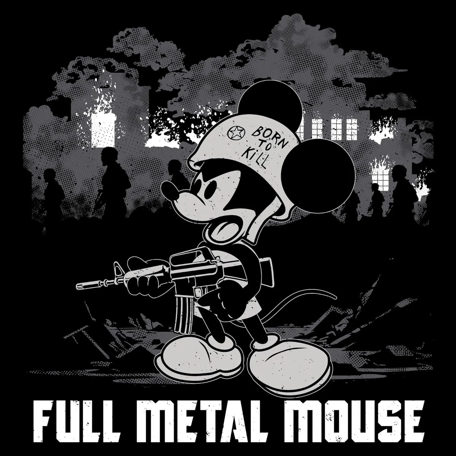 Grunt Style Full Metal Mouse Men's T-Shirt