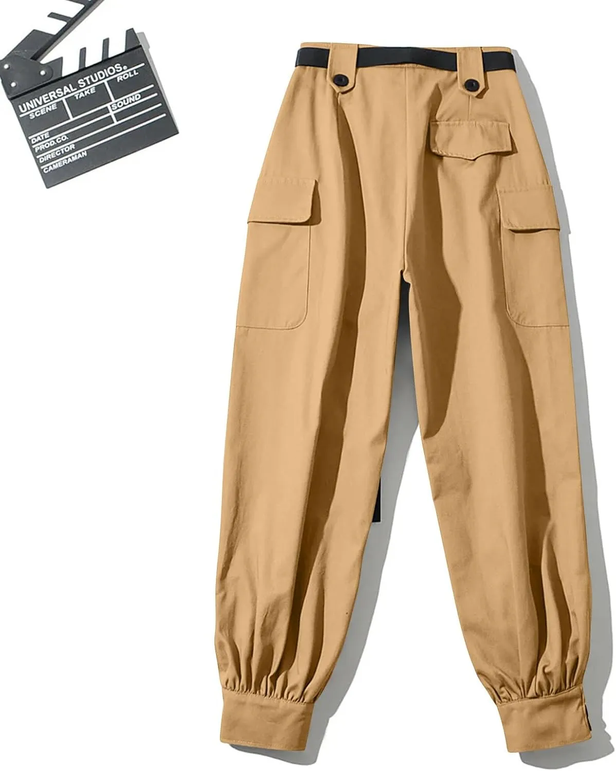 Harem Pants Women Cargo Pants Baggy Parachute Pants Fashion Y2K High Waisted Pants Streetwear Joggers Hiking Trousers