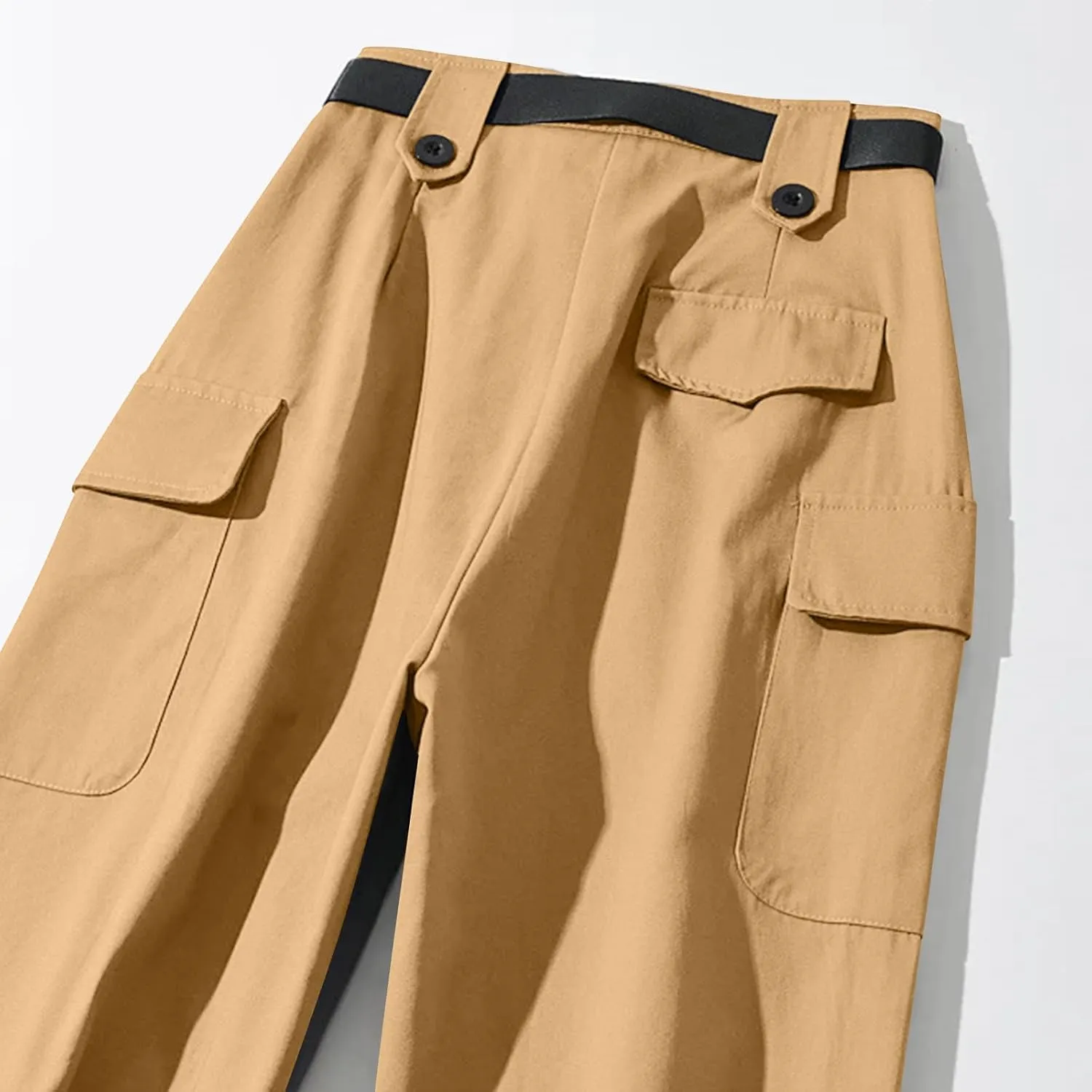 Harem Pants Women Cargo Pants Baggy Parachute Pants Fashion Y2K High Waisted Pants Streetwear Joggers Hiking Trousers