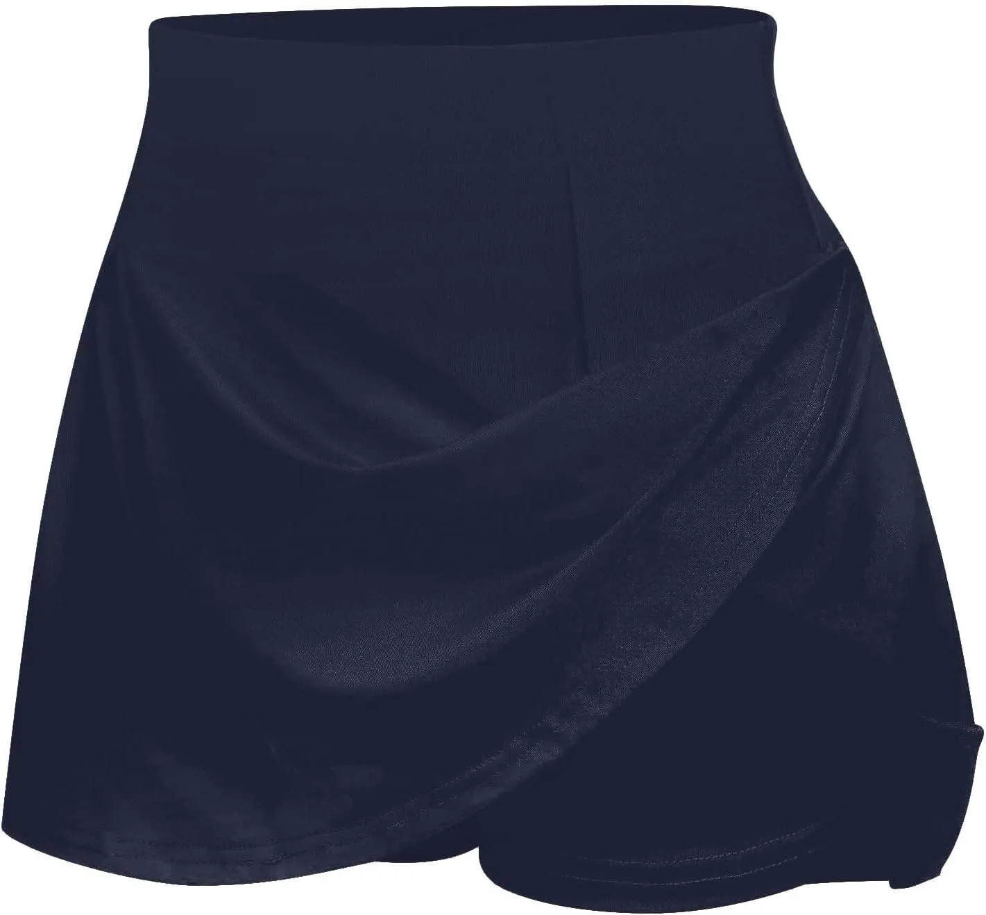 HGps8w Tennis Skirt for Women with Built-in Shorts Stretchy High Waisted Flowy Athletic Golf Skorts Skirts for Running Casual